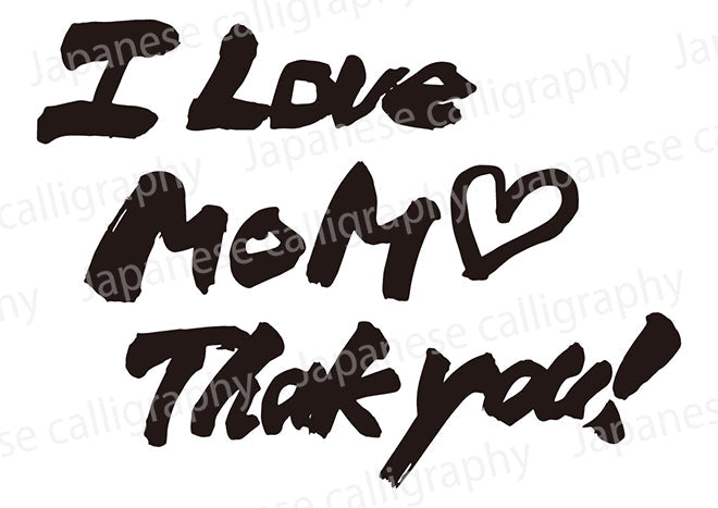 ILoveMom(ハート）Thankyou!